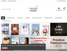 Tablet Screenshot of librosdeseda.com